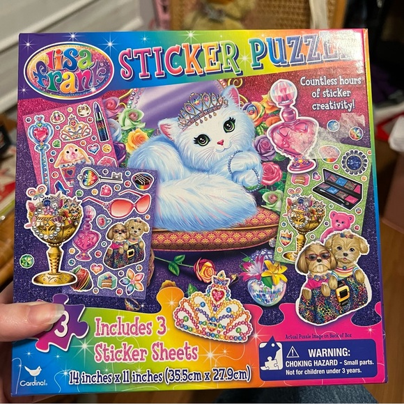 Sealed 2015 Lisa Frank Cat Puzzle & Sticker Set - Picture 1 of 5